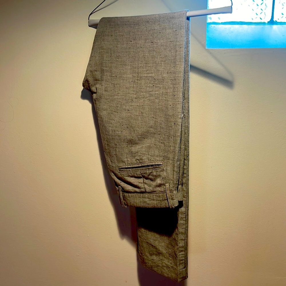 JCREW lightweight khaki.